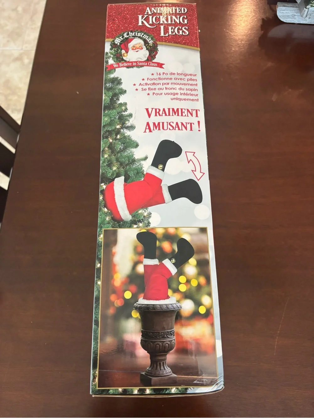 Mr. Christmas Animated Kicking Legs - Santa Claus